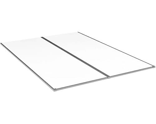 Halle Kanalplasttak komplett Isolux klar 10x1050x4000 mm 2st skivor