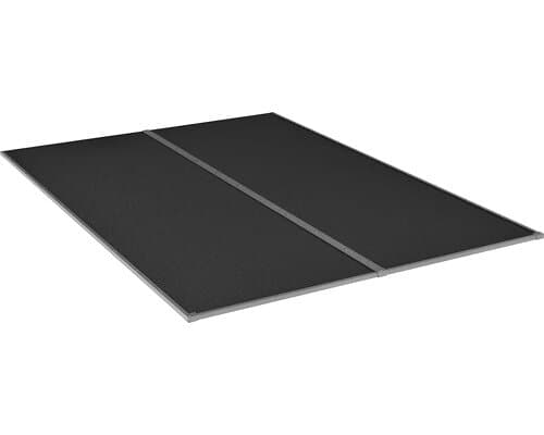 Halle Kanalplasttak komplett Isolux rökfärgat 16x1050x3000 mm 2st skivor