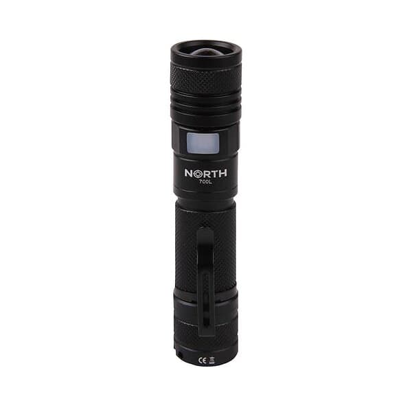 North Ficklampa 700 Lumen Zoom Svart Aviation 7W Aluminium 586201