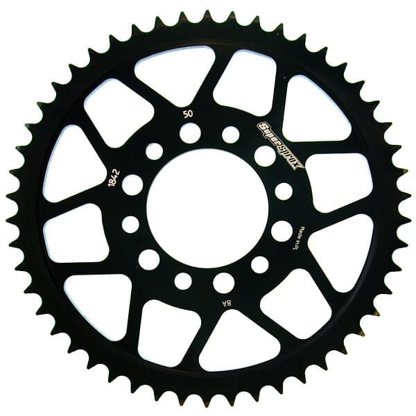 Supersprox Steel Yamaha 428x50 Rfe1842x50blk Rear Sprocket Silver 50t