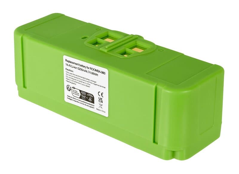 iRobot Batteri Roomba 900-serien, 14,4 V/5200 mAh, Li-Ion