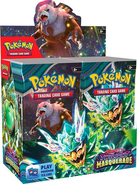 Pokémon TCG Scarlet & Violet Twilight Masquerade Booster Display Box 36 Packs