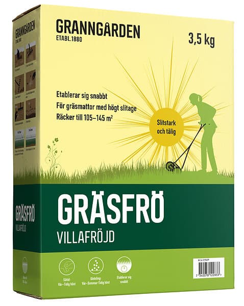 Granngården Gräsfrö Villafröjd 3,5kg