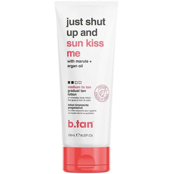 b.tan Just Shut Up & Sunkiss Me Gradual Tan Lotion 236ml