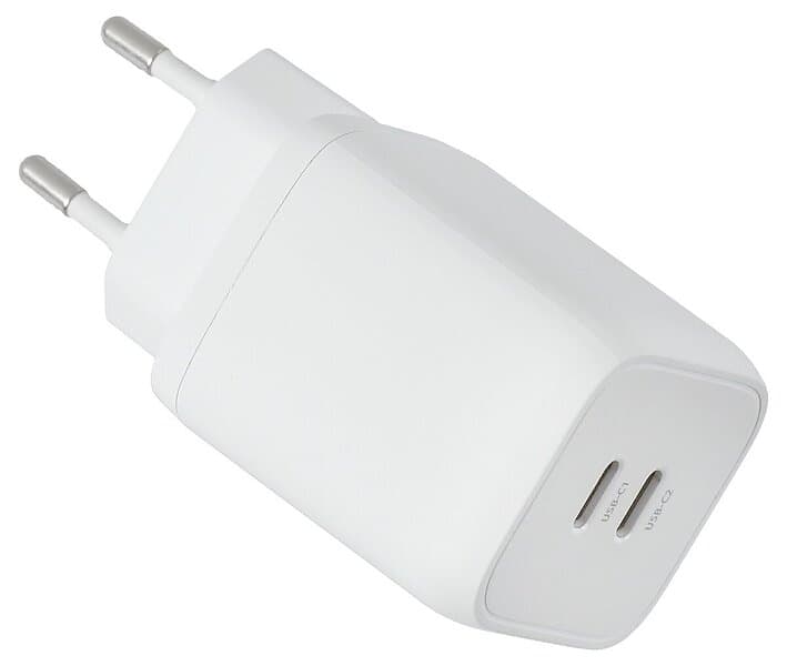 Clas Ohlson Laddare USB-C Dual GaN PD PPS, 65W