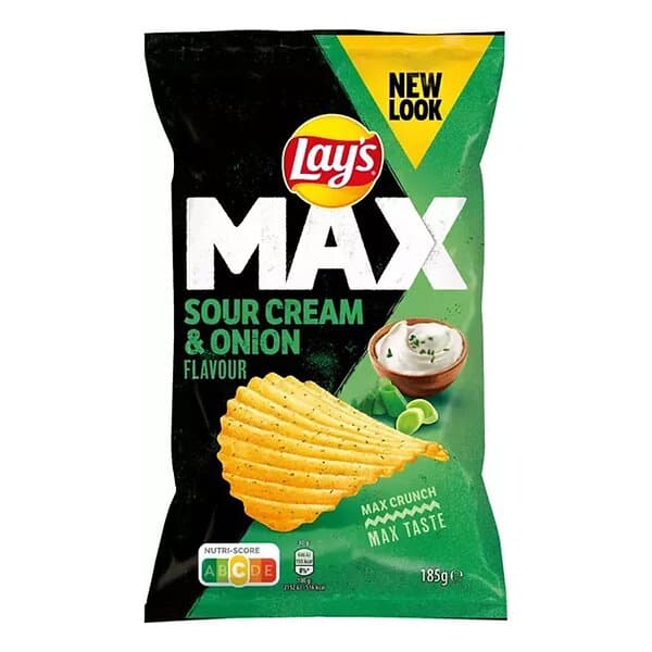 Lay's Max Sourcream & Onion 185g