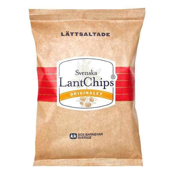 Lantchips Lättsaltade 200g