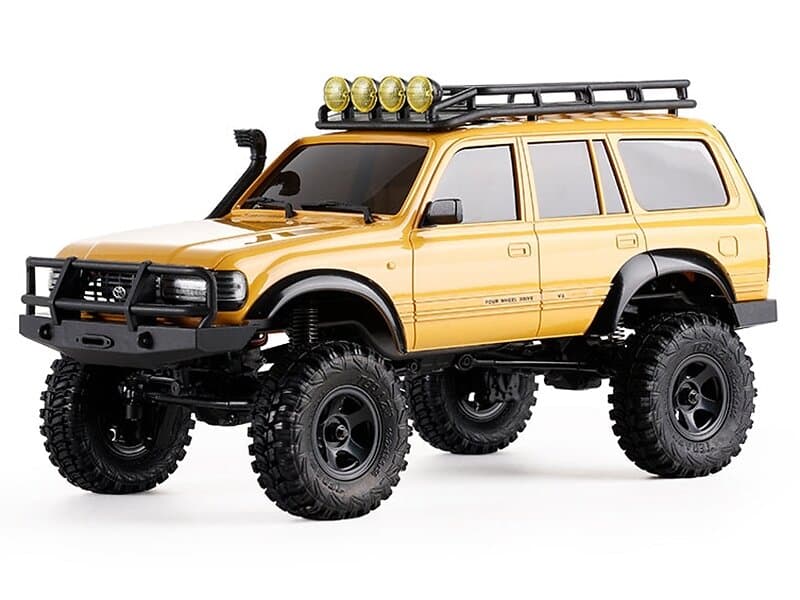 FMS FCX18 Toyota Land Cruiser LC80 Gul