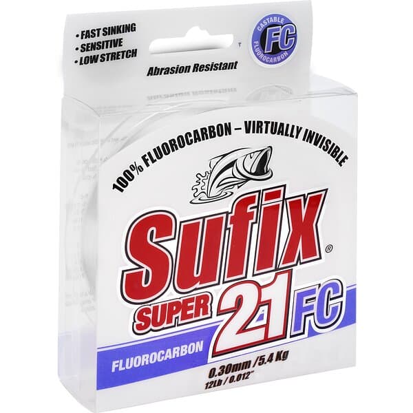 Sufix Super 21 Fluorocarbon 0,40 mm 30 m Clear