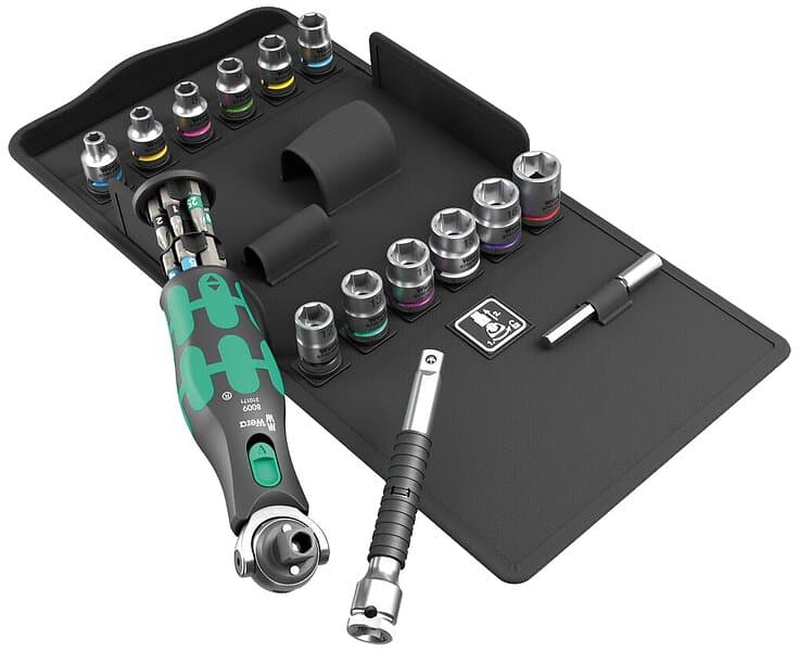 Wera Top-/bitssæt Zyklop 8009 Pocket Set 3, 27 dele