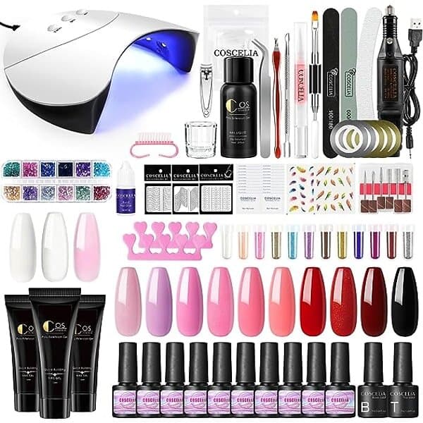 Coscelia Gel Nägel Selber Set 10pc Uv Nagellack Set Mit 36w Uv/led Nagellampe