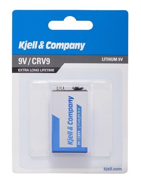Kjell & Company 9 V-litiumbatteri (CR-V9)