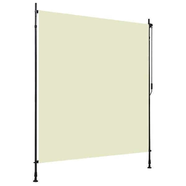 vidaXL Rullgardin utomhus 200x270 cm gräddvit 145942
