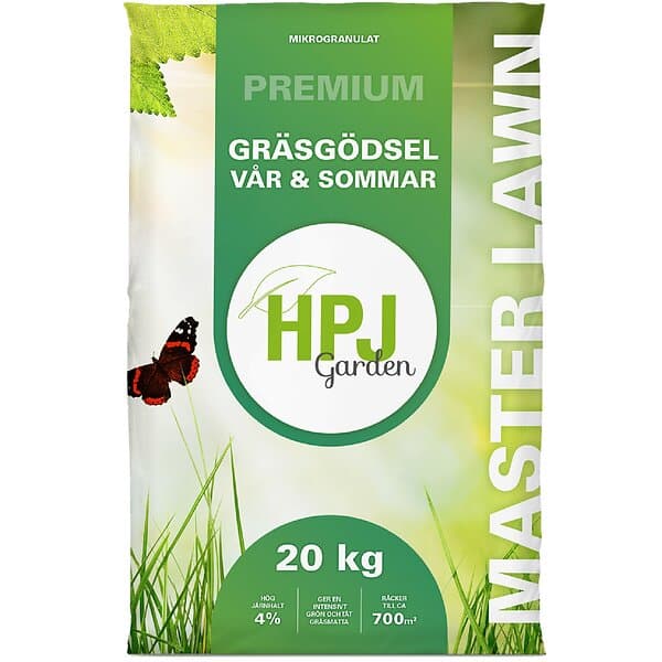 Garden HPJ Gräsmattegödsel, Master Lawn med järn 20kg
