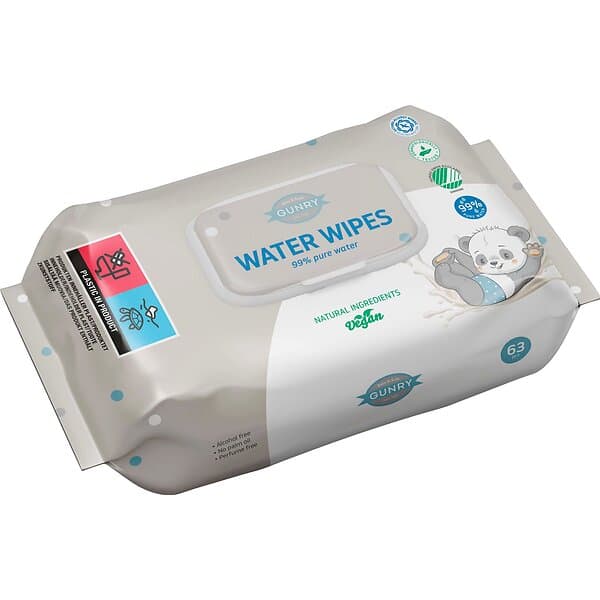 Gunry Baby Water Wipes 63st