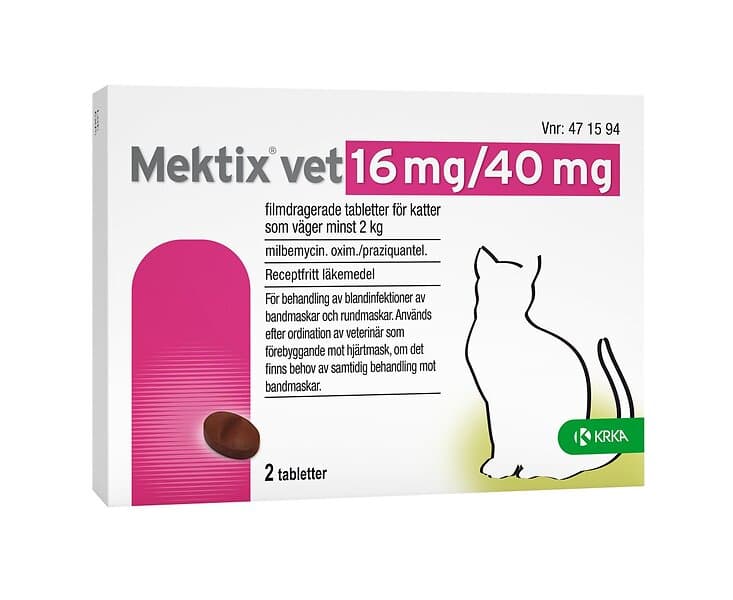 Maxalt vet, filmdragerad tablett 16 mg/40 mg 2 tablett(er)