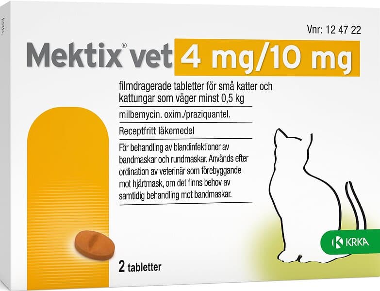 Maxalt vet, filmdragerad tablett 4 mg/10 mg, 2 st