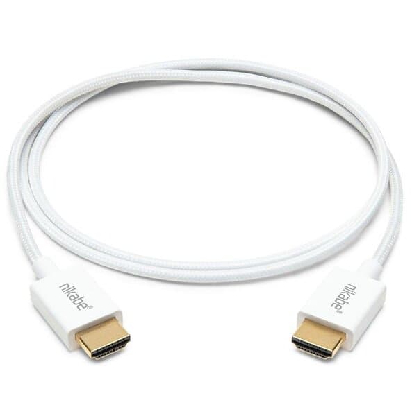 Nikabe Ultra Slim HDMI-kabel med 8K-stöd 1m