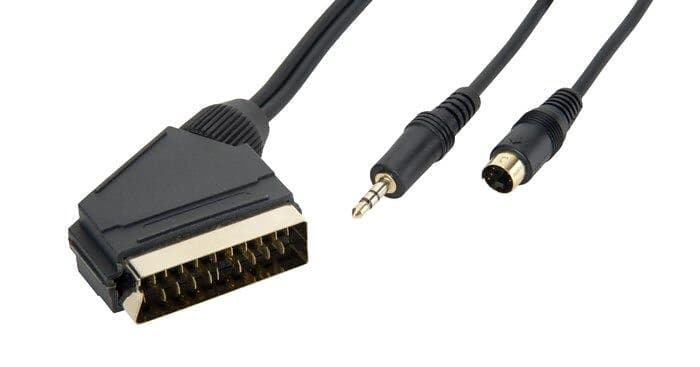 Luxorparts S-Video med 3,5 mm till Scart