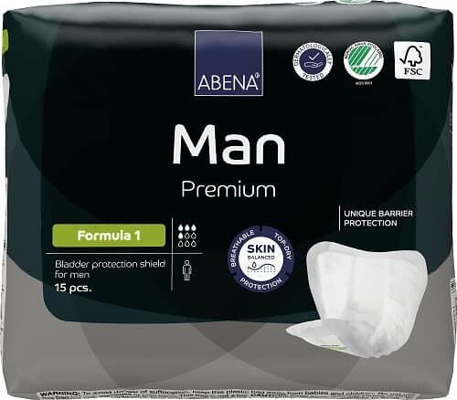 Abena Man Formula 1 (29x23 cm) 15 st