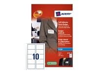 Avery namnskylt vit självhäftande x 80 J4785-20 200
