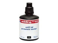 Edding T Bläck permanent svart 100ml T100