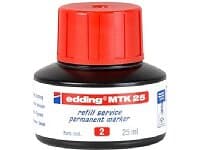 Edding MTK 25 Bläck permanent röd 25ml