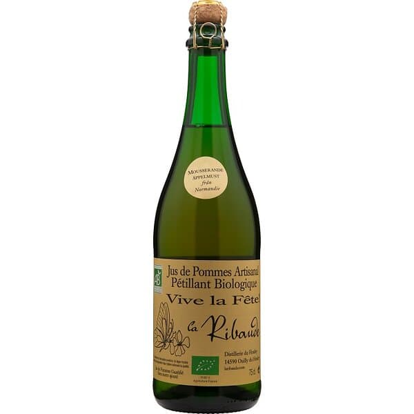 La Ribaude Äppelmust Mousserande Dryck Glas 75cl