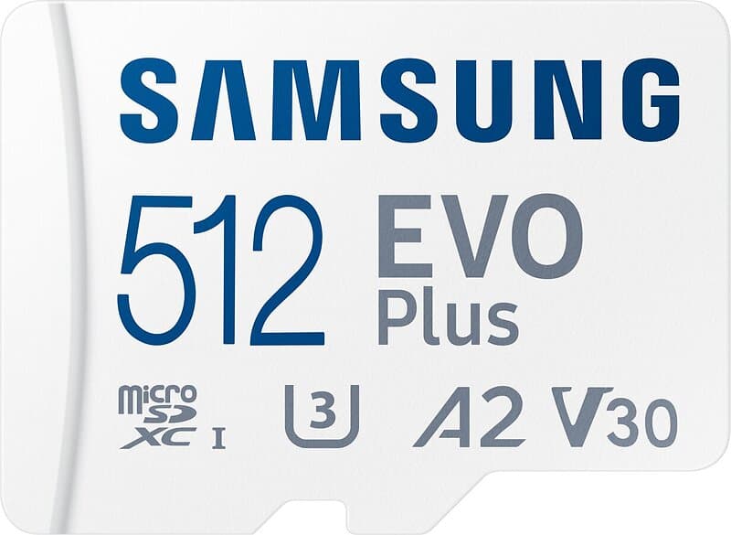 Samsung EVO Plus microSD/SD 160MB/s 512GB