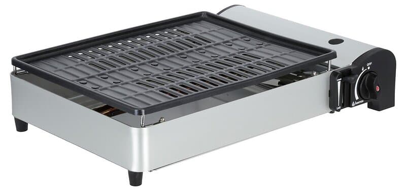 Clas Ohlson Liten portabel gasolgrill med bärväska