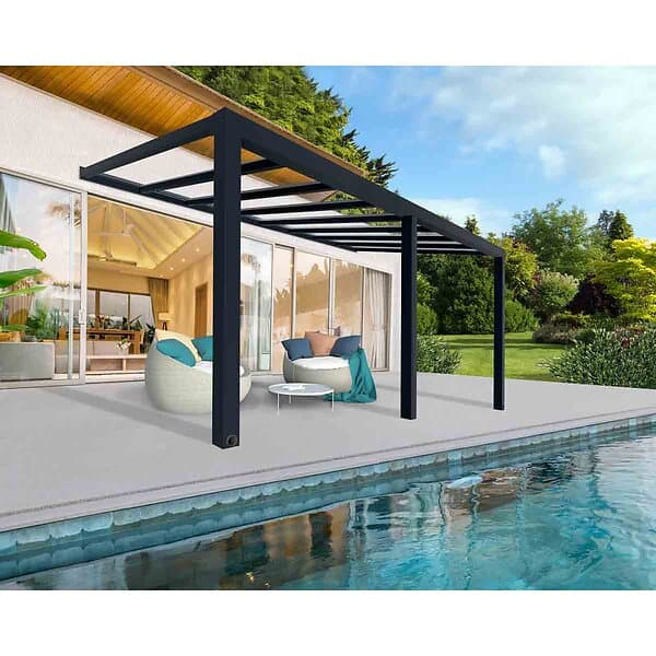 Canopia by Palram Altantak Stockholm STOCKHOLM PATIO COVER 3,4X5.9 GREY CLEAR 705926