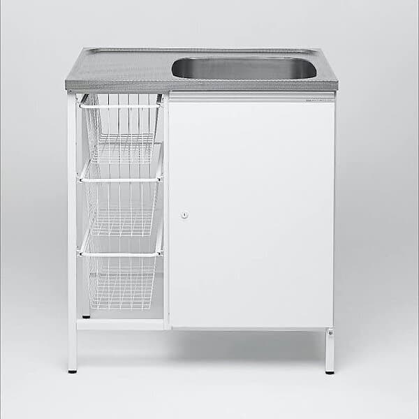 Contura Steel Tvättbänk CAB 8 Vit Allbänk H 8032404