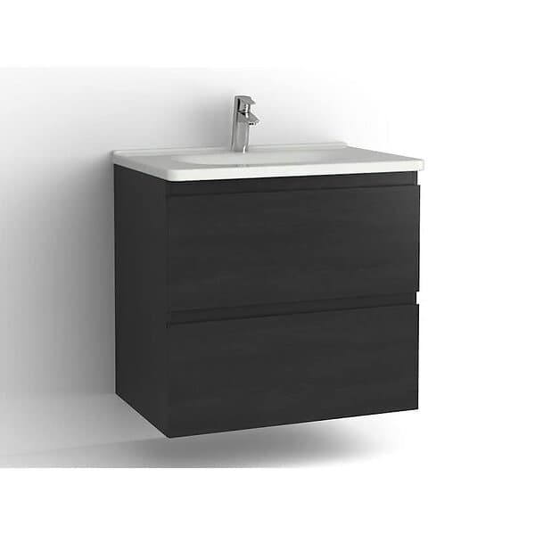 Vedum Tvättställsskåp Flow 750 med 2 Lådor FL KOM TV NP2L SV ASK 51232075