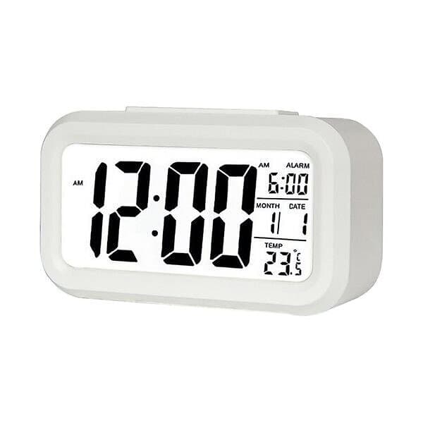 PAN Vision Digital LED Väckarklocka Vit