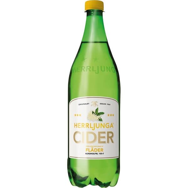 Herrljunga Cider Fläder Alkoholfri 1L