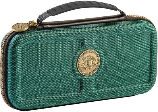 Nacon Nintendo Switch Game Traveler Deluxe Travel Case Green Zelda Tears of the Kingdom