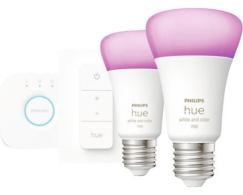 Philips LED lampa HUE White and Color 9W A60 E27 2-pack
