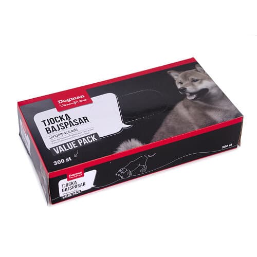 Dogman 300-pack Tjocka Bajspåsar