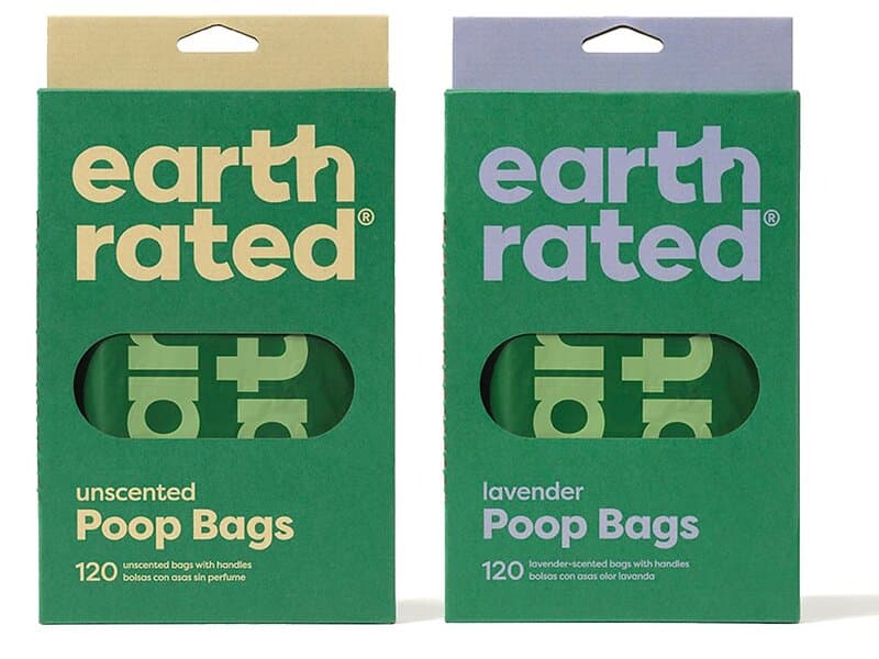 Earth Rated Bajspåsar Handtag 120-pack (Oparfymerad)