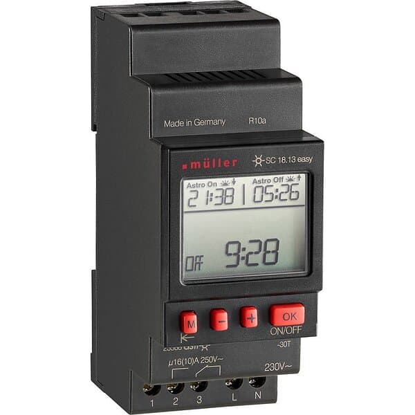 Easy Müller SC 18,13 230V 50-60Hz Digitalt kopplingsur