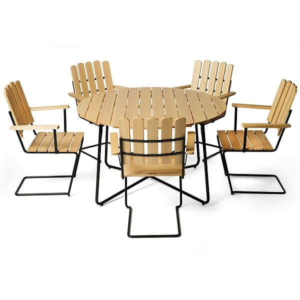 Grythyttan Klassikergrupp Ø120 cm 5 st stolar