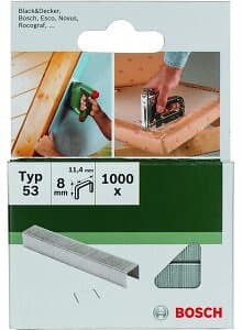 Bosch Häftklammer 2609255820; 11,4x8,0 mm; 1000 st.; typ 53