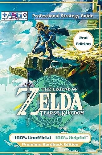 The Legend of Zelda Tears of the Kingdom Strategy Guide Book (2nd Edition Premium Hardback)