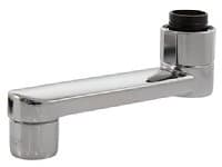 Oras 75 mm D-pip 3/4" surround krom