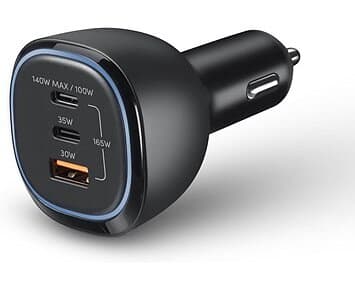 Andersson CRC-P3000 Car Charger USB-C x2 USB-A x1 165W