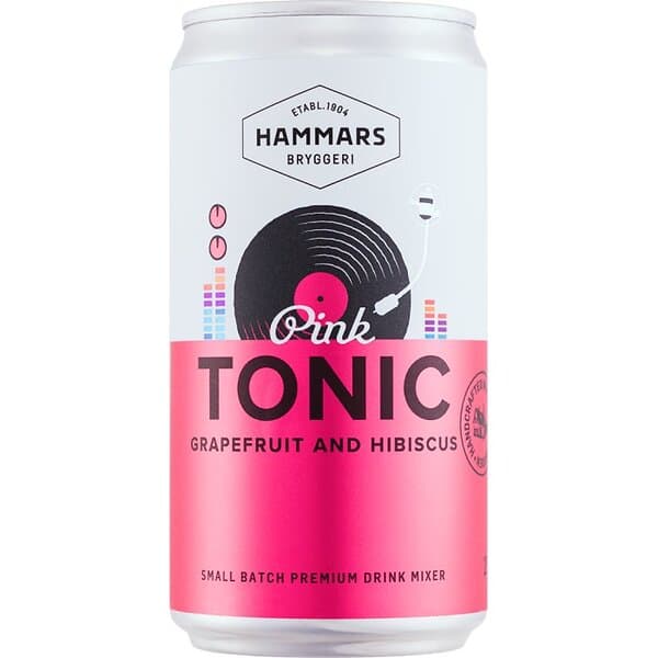 Hammars Bryggeri Tonic Pink Grapefruit & Hibiscus 250ml