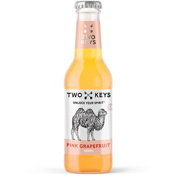 Two Keys Pink Grapefruit Soda 20cl