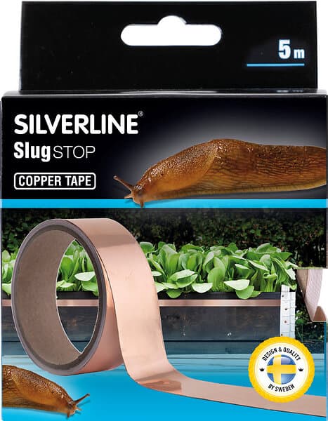 Silverline Snigelbarriär Koppartejp 5 m 22511 5M
