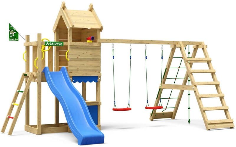 Jungle Gym Resort Lekställning med Klättermodul