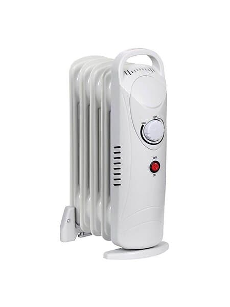 Gripo Oil radiator 500W with 5 ribs, Grey
